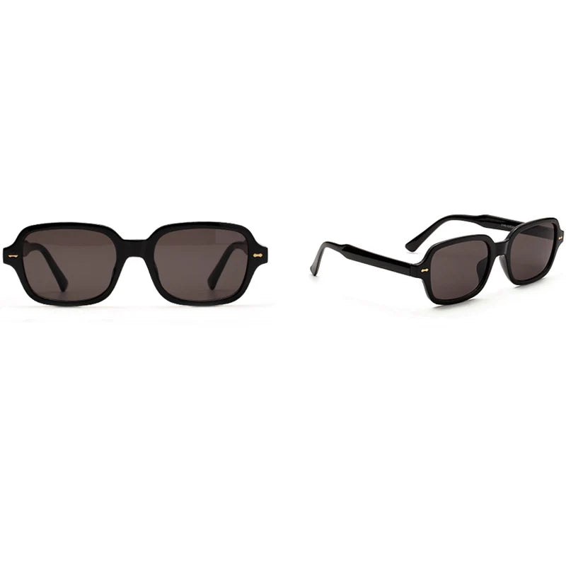 Retro Square Sunglasses - UV400 Small Frame