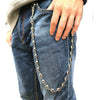 Skull Chain Belt - Stainless Steel Skeleton