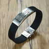 Personalized Silicone ID Bracelet - Custom Engraving