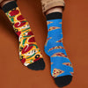Mismatched Novelty Socks - Animal Fruit Design