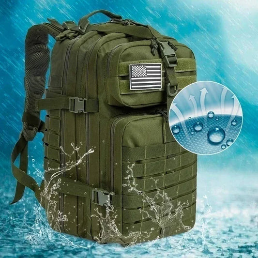 30L/50L Waterproof Tactical Backpack - Outdoor Hiking & Camping Rucksack