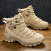 Summer Combat Boots - Breathable Leather Desert Boots