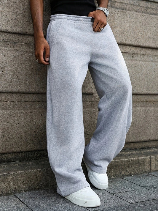 Casual Jogger Pants - Loose Fit Drawstring