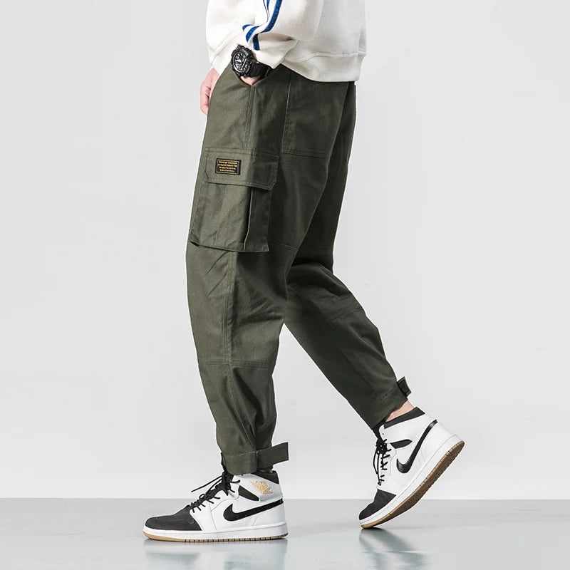 Multi-Pocket Cargo Pants - Street Punk Joggers