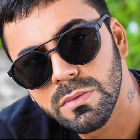 Punk Circle Sunglasses - Small Frame Vintage UV400