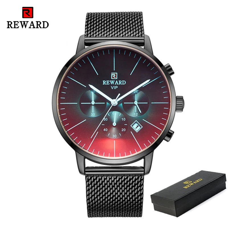 2025 Bright Glass Watch - Chronograph Luxury