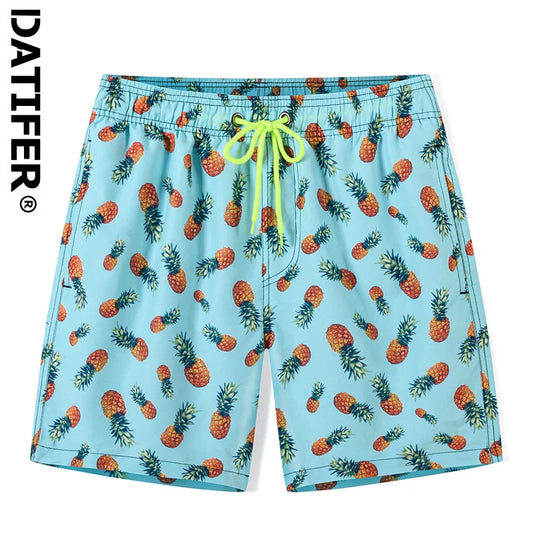 DATIFER 2026 Surf Shorts - Quick-Dry Mesh Liner