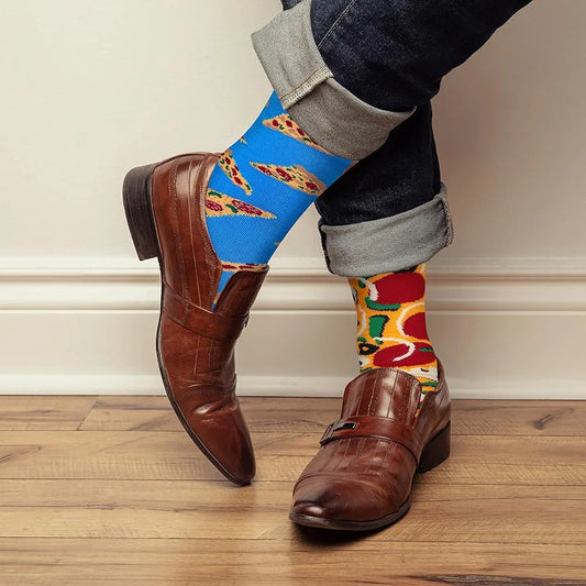 Mismatched Novelty Socks - Animal Fruit Design