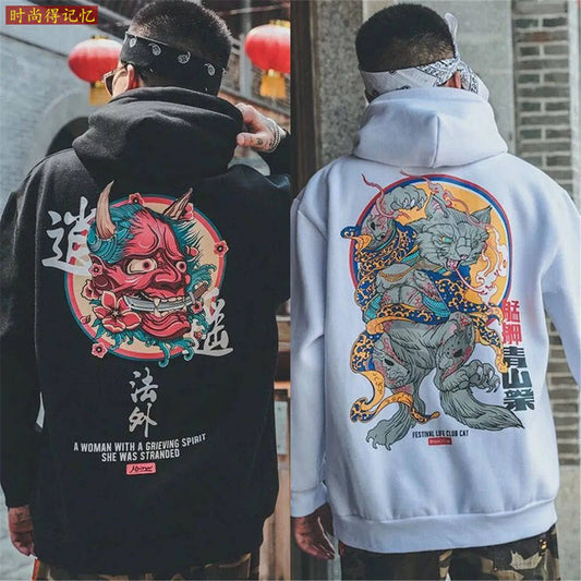 Harajuku Devil Hoodie - Japanese Hip Hop Streetwear