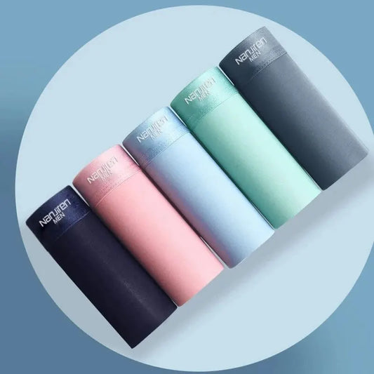 Graphene Ice Silk Boxers - 4-Pack Cooling Underwear