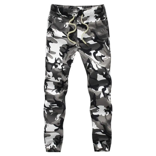 Pure Cotton Camo Joggers - Pencil Harem Sweatpants