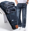 Fleece-Lined Winter Jeans - Warm Business Casual