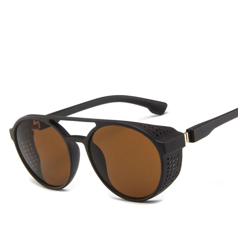 Punk Circle Sunglasses - Small Frame Vintage UV400