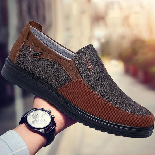 Men's Canvas Loafers - Breathable Summer Casual Sneakers