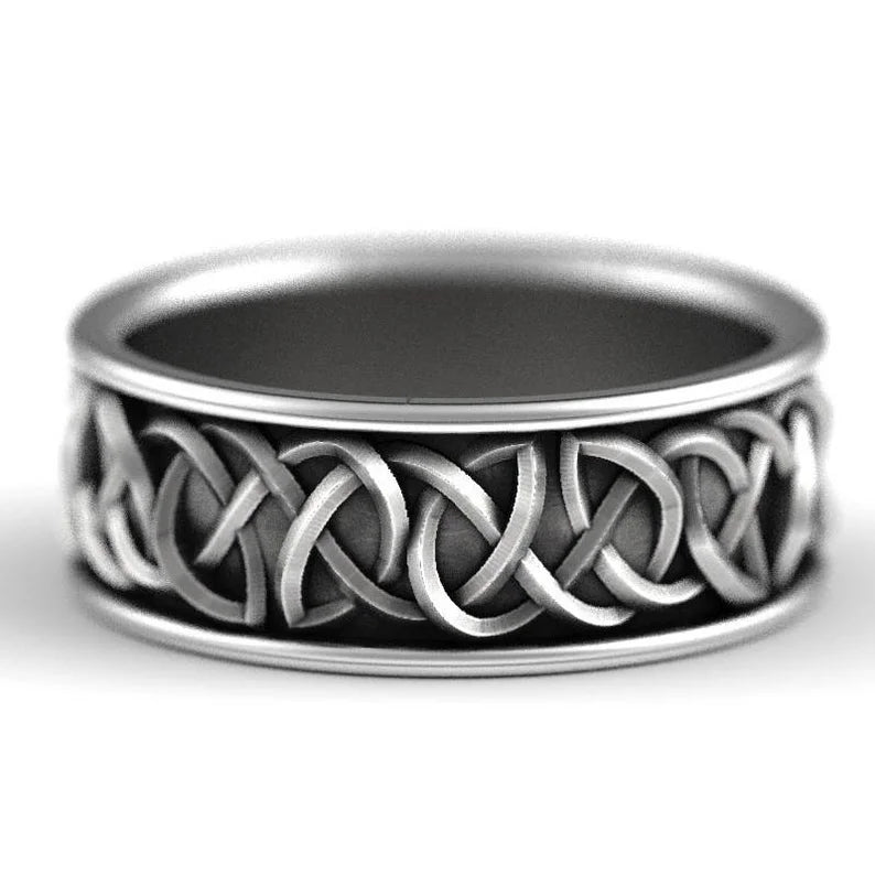 Viking Wolf Ring - Nordic Mythology Totem