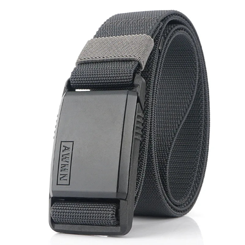 Men's Tactical Nylon Belt - Magnetic Buckle Military Combat Belt