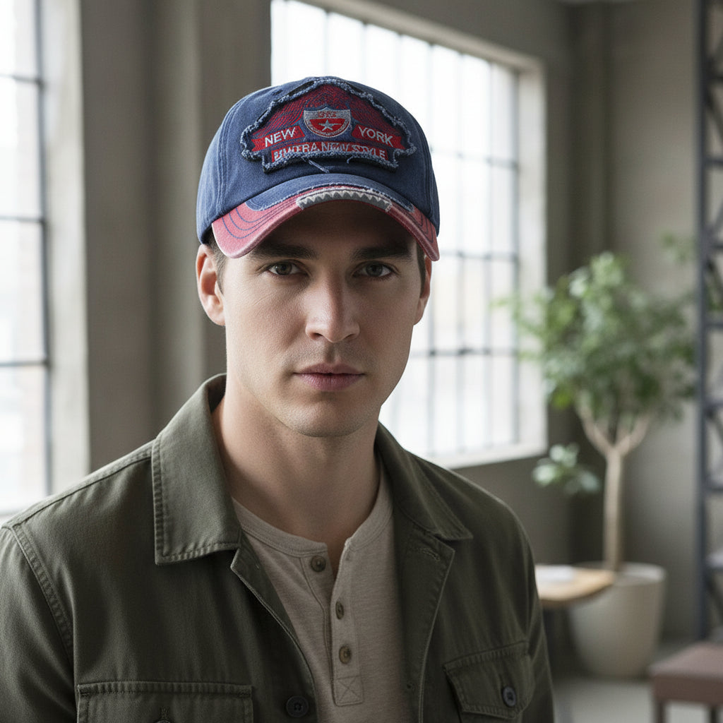 Premium Cotton Baseball Cap - Adjustable Snapback Hat for Men & Women