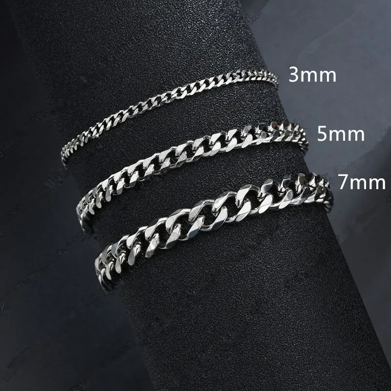Cuban Chain Bracelet - Stainless Steel