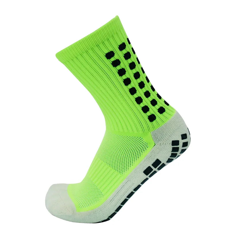 Anti-Slip Soccer Socks - Football Grip Technology