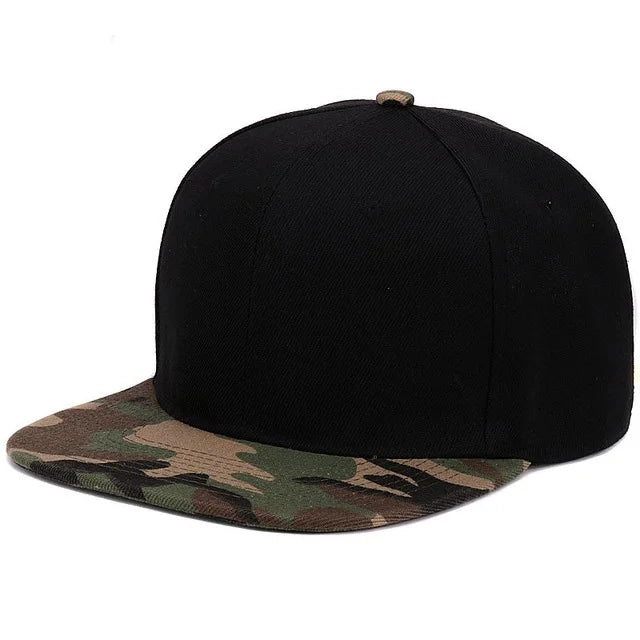 HATLANDER Camo Snapback - Blank Flat Baseball Cap