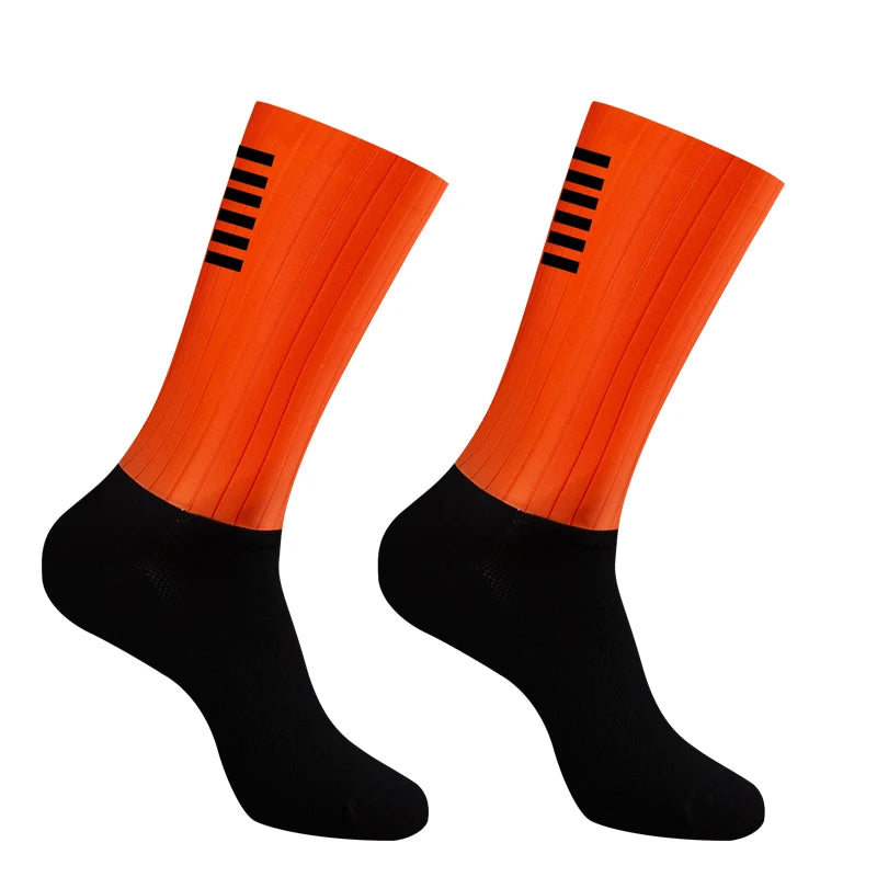 Anti-Slip Cycling Socks - Silicone Aero Performance