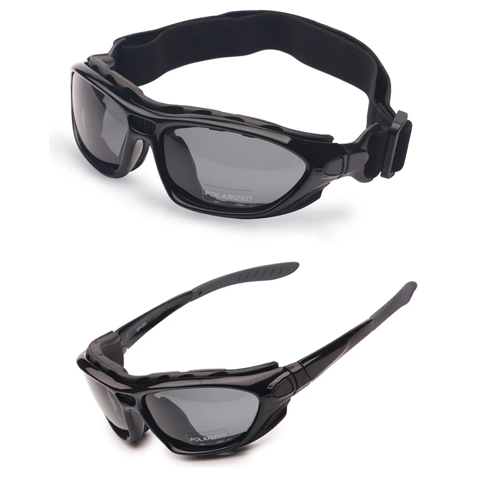 Motorcycle Goggles 2-Pack - Polarized Day Night