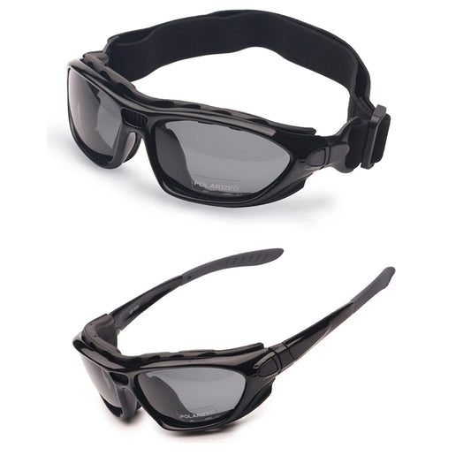 Motorcycle Goggles 2-Pack - Polarized Day Night