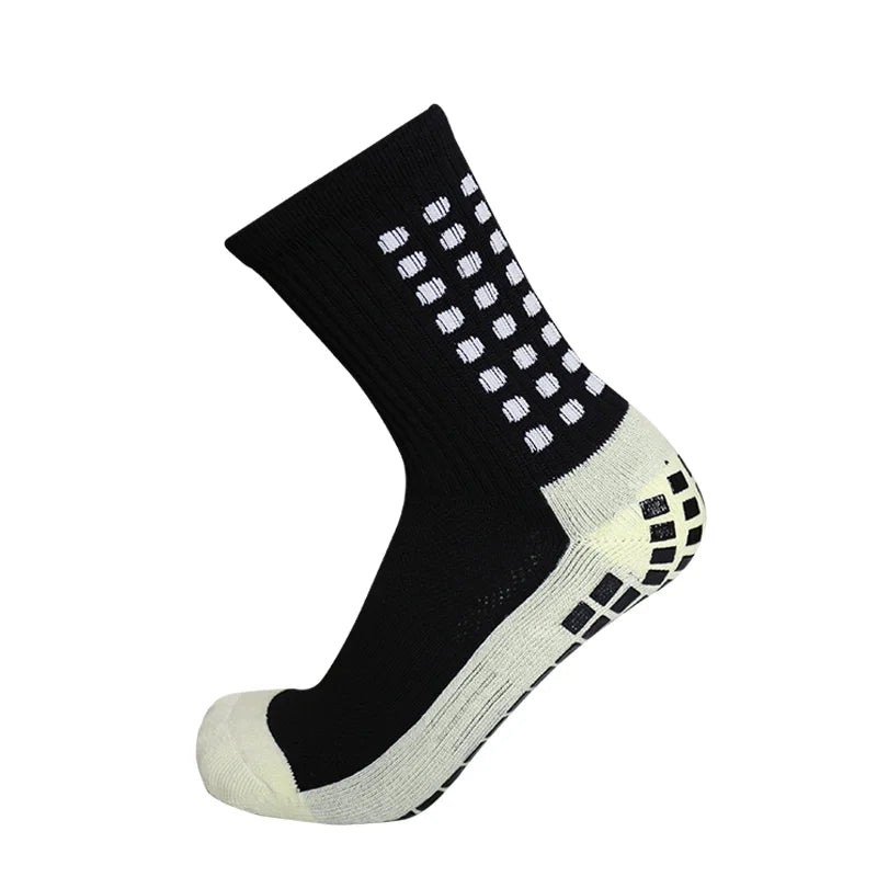 Anti-Slip Soccer Socks - Football Grip Technology