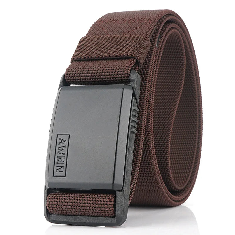 Men's Tactical Nylon Belt - Magnetic Buckle Military Combat Belt