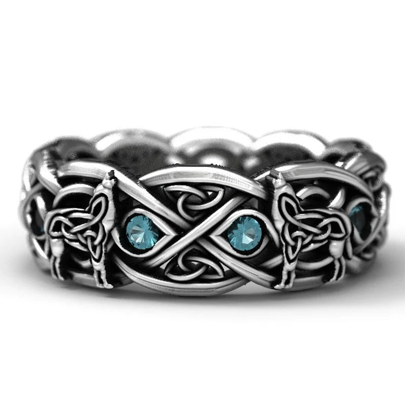 Viking Wolf Ring - Nordic Mythology Totem