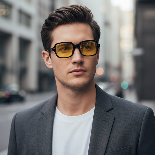 Retro Square Sunglasses - UV400 Small Frame