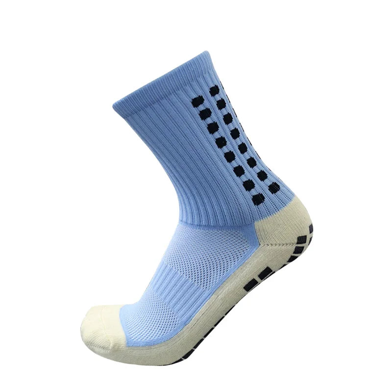 Anti-Slip Soccer Socks - Football Grip Technology