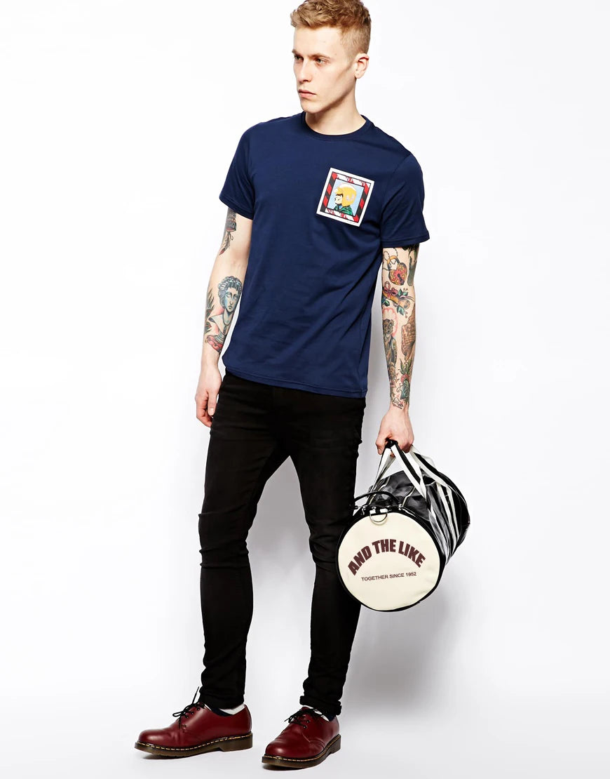 Premium Leather Gym Duffel Bag - Unisex Sports Travel Shoulder Bag