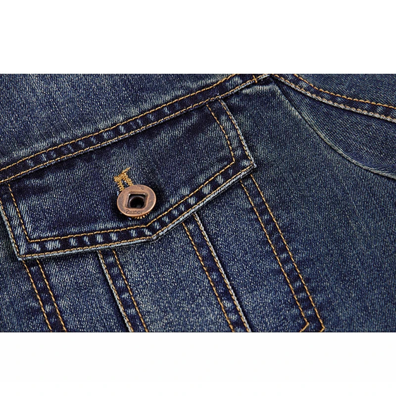 Denim Winter Jacket - Thick Warm Cowboy M-6XL