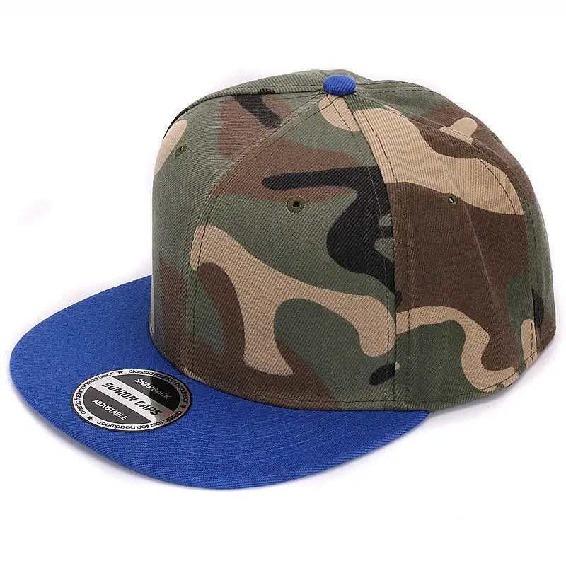 HATLANDER Camo Snapback - Blank Flat Baseball Cap