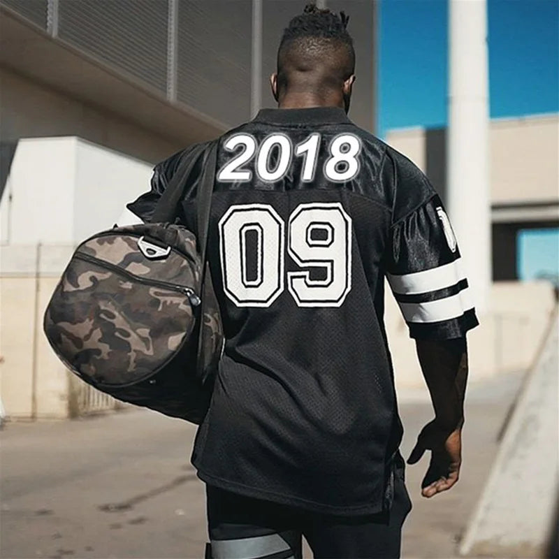 Quick-Dry Athletic T-Shirt - Bodybuilding Gym Tee