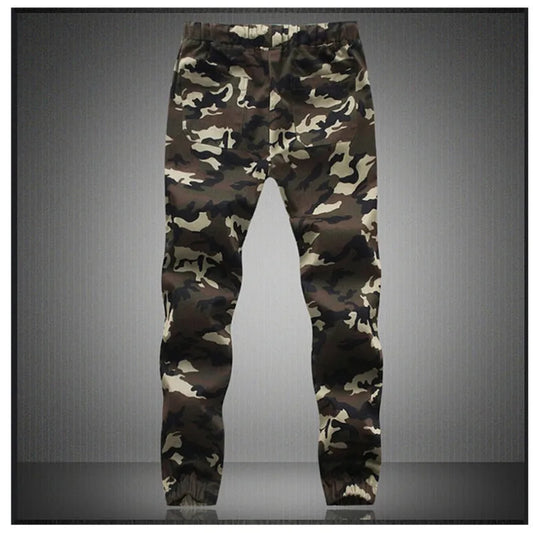 Pure Cotton Camo Joggers - Pencil Harem Sweatpants
