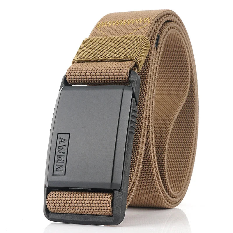Men's Tactical Nylon Belt - Magnetic Buckle Military Combat Belt