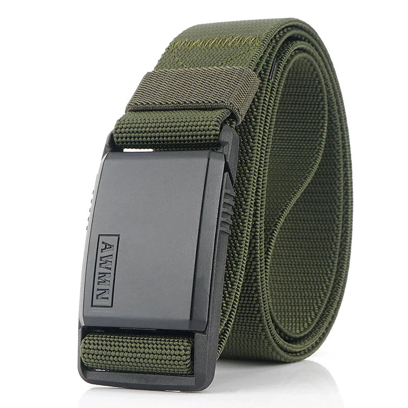 Men's Tactical Nylon Belt - Magnetic Buckle Military Combat Belt