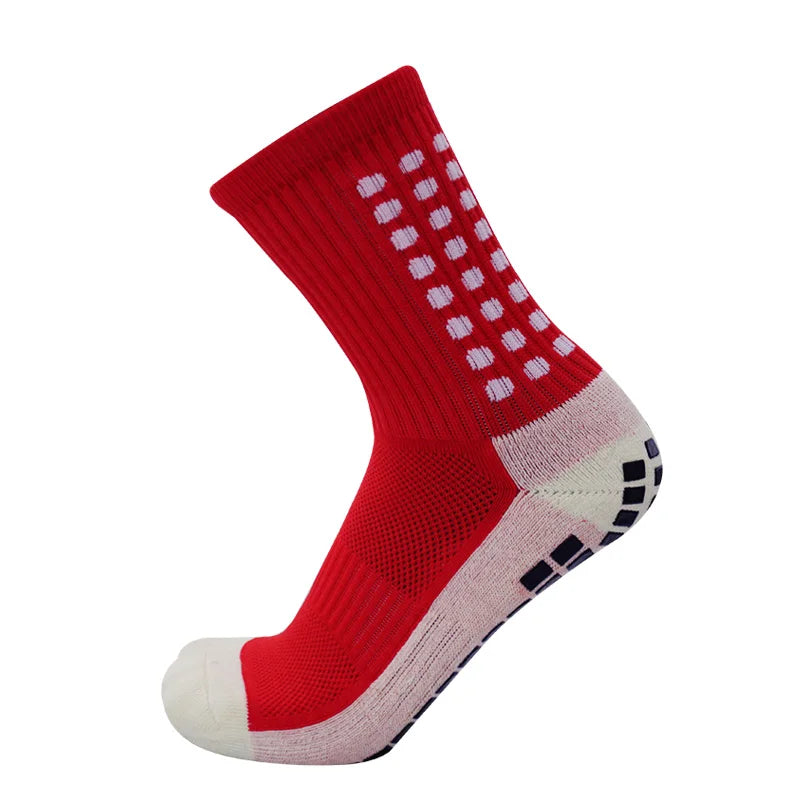 Anti-Slip Soccer Socks - Football Grip Technology