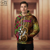 Tribal Kosrae Polynesian Hibiscus 3D Print Hoodie - Unisex Streetwear