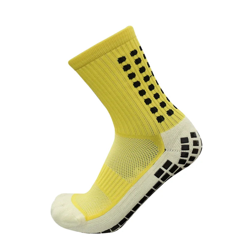 Anti-Slip Soccer Socks - Football Grip Technology