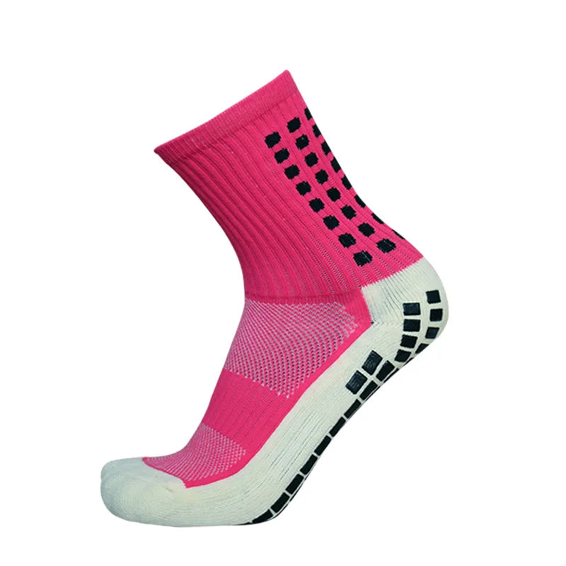 Anti-Slip Soccer Socks - Football Grip Technology