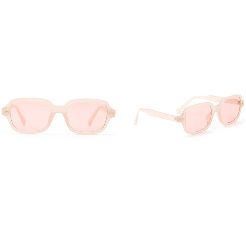 Retro Square Sunglasses - UV400 Small Frame