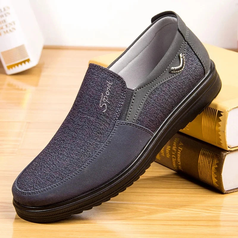 Men's Canvas Loafers - Breathable Summer Casual Sneakers