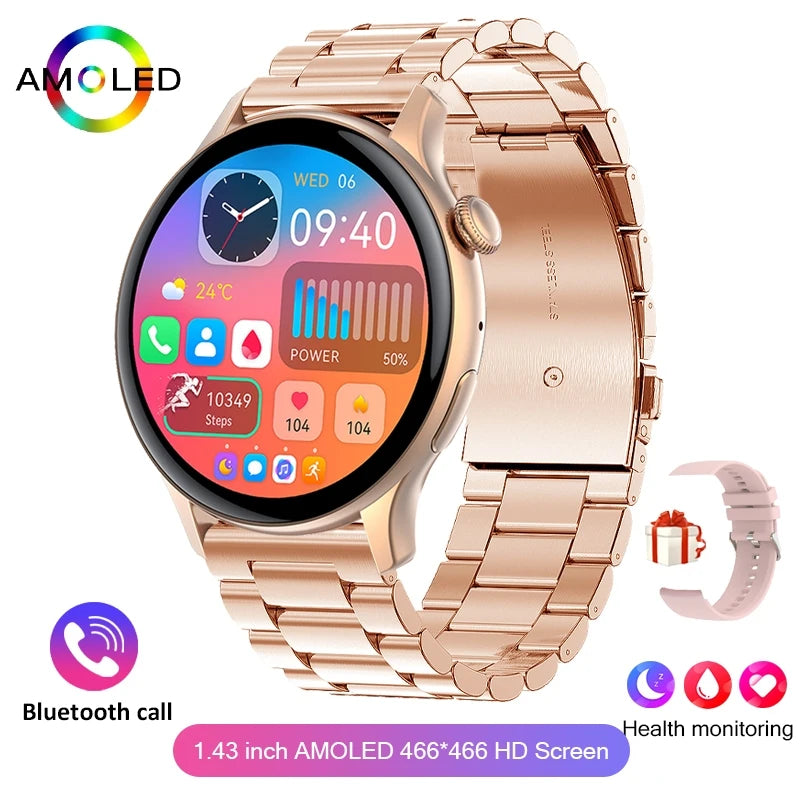 2025 NFC Smartwatch - AMOLED Always-On Display