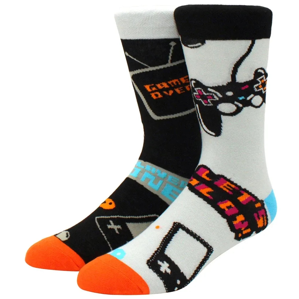 Mismatched Novelty Socks - Animal Fruit Design