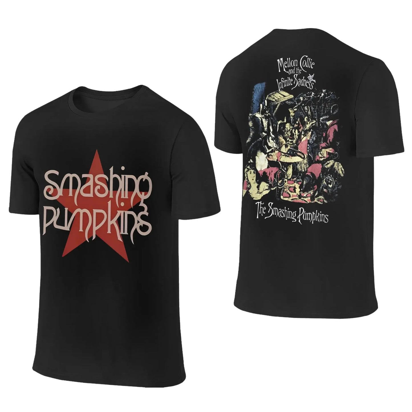 Smashing Pumpkins Band Tee - Oversized Y2K Rock Merch