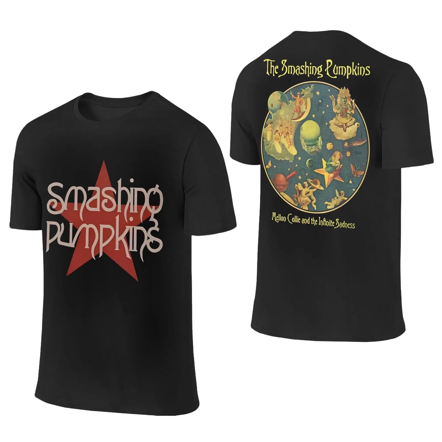 Smashing Pumpkins Band Tee - Oversized Y2K Rock Merch
