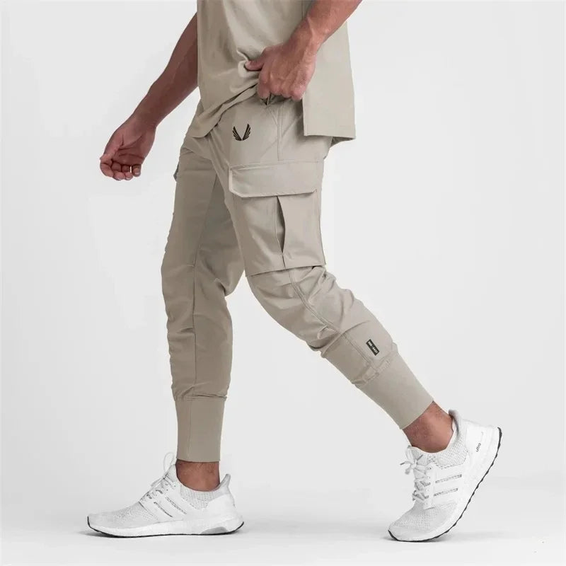 Quick-Dry Cargo Pants - Summer Training Joggers